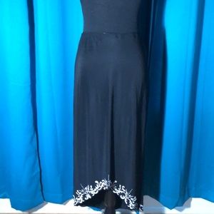 Black cocktail skirt